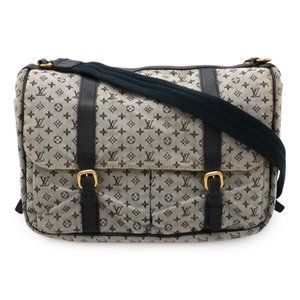 LOUIS VUITTON Monogram Mini Sac Maman Shoulder Bag, Mother's Blue, M42350